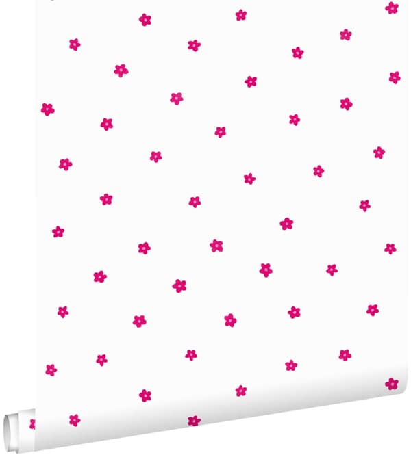 ESTAhome tapet blommor rosa 53 cm x 10,05 m