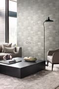 Miniatyrbild 2 av 8: Origin Wallcoverings tapet siscksackränder av skiktad marmor ljusgrått 53 cm x 10,05 m