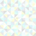 Miniatyrbillede 7 af 8: Origin Wallcoverings tapet trekanter mintgrønt, pastelgult, pastelblåt, varmt lysegråt og skinnende sølvgråt 53 cm x 10,05 m