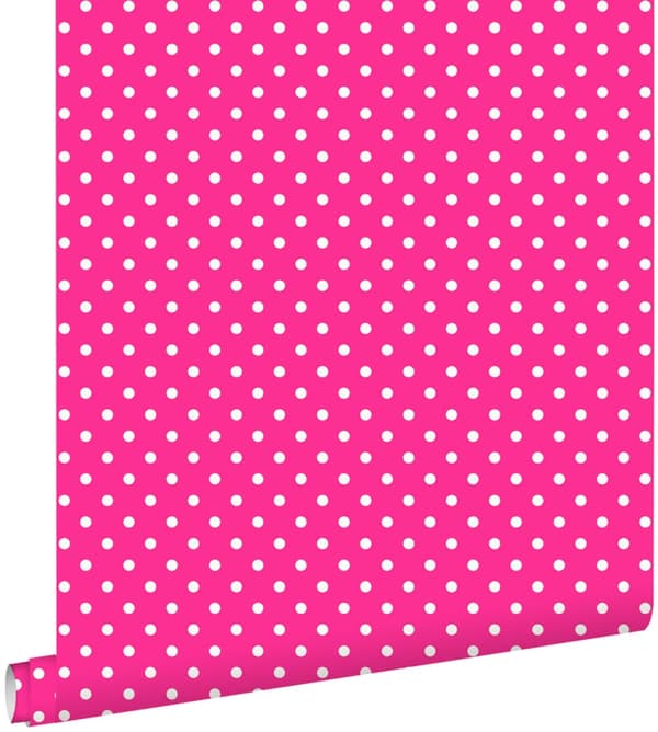 ESTAhome tapet prickar rosa 53 cm x 10,05 m
