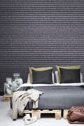 Miniatyrbild 3 av 8: ESTAhome tapet text stadssamtal lila 53 cm x 10,05 m
