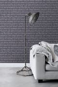 Miniatyrbild 6 av 8: ESTAhome tapet text stadssamtal lila 53 cm x 10,05 m