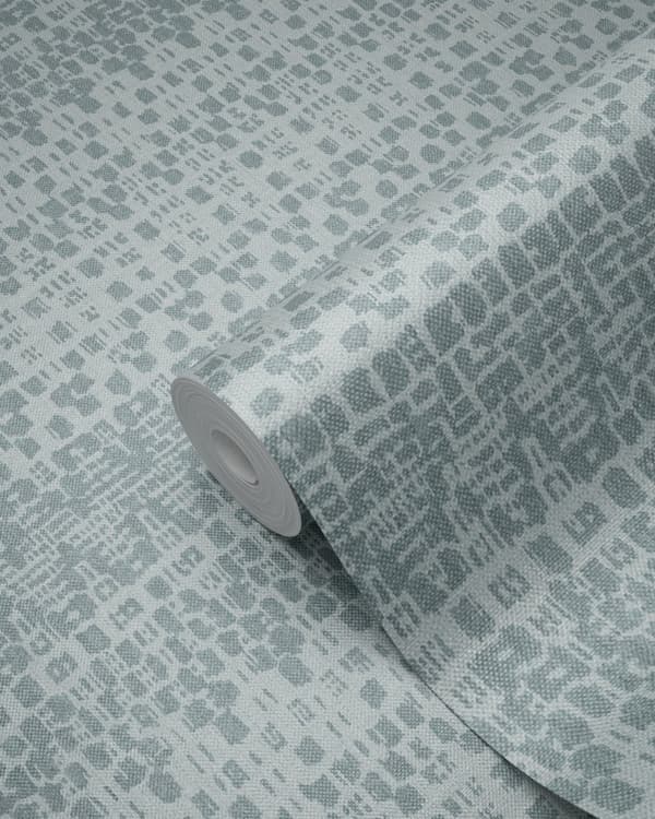 Origin Wallcoverings tapet djurmönster struktur isblått 53 cm x 10,05 m