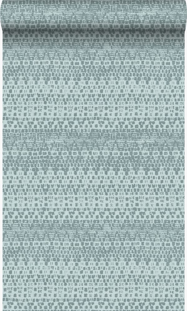 Origin Wallcoverings tapet djurmönster struktur isblått 53 cm x 10,05 m