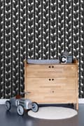 Miniatyrbild 4 av 8: ESTAhome tapet giraffer svart och vitt 0,53 x 10,05 m
