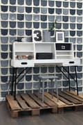 Miniatyrbild 4 av 6: ESTAhome tapet jeansfickor ljusblått 53 cm x 10,05 m