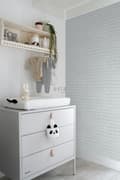 Miniatyrbillede 4 af 8: ESTAhome tapet murstensvæg lysegråt 53 cm x 10,05 m