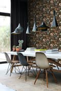 Miniatyrbillede 4 af 8: ESTAhome tapet blomster gråagtigt olivengrønt 0,53 x 10,05 m