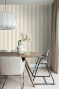 Miniatyrbillede 2 af 5: ESTAhome tapet striber brunt 53 cm x 10,05 m