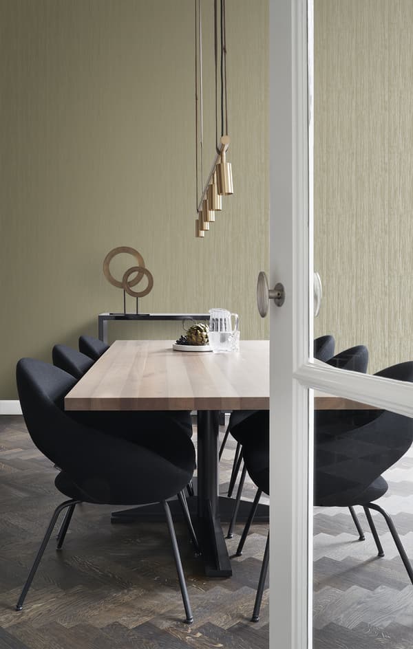 Origin Wallcoverings tapet smal rand guldglänsande 53 cm x 10,05 m