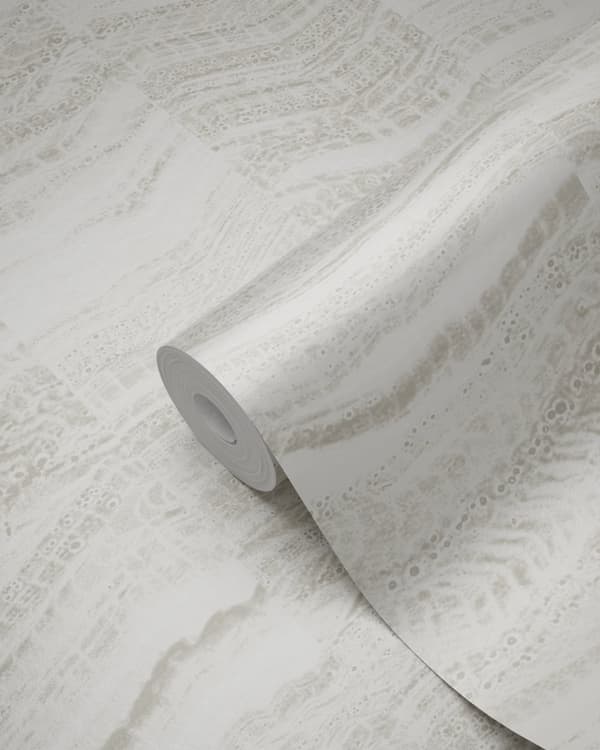 Origin Wallcoverings tapet siscksackränder av skiktad marmor beige 53 cm x 10,05 m
