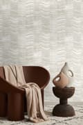 Miniatyrbild 2 av 8: Origin Wallcoverings tapet siscksackränder av skiktad marmor beige 53 cm x 10,05 m