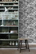 Miniatyrbillede 3 af 8: ESTAhome tapet 3D-udskrivning gråt 53 cm x 10,05 m