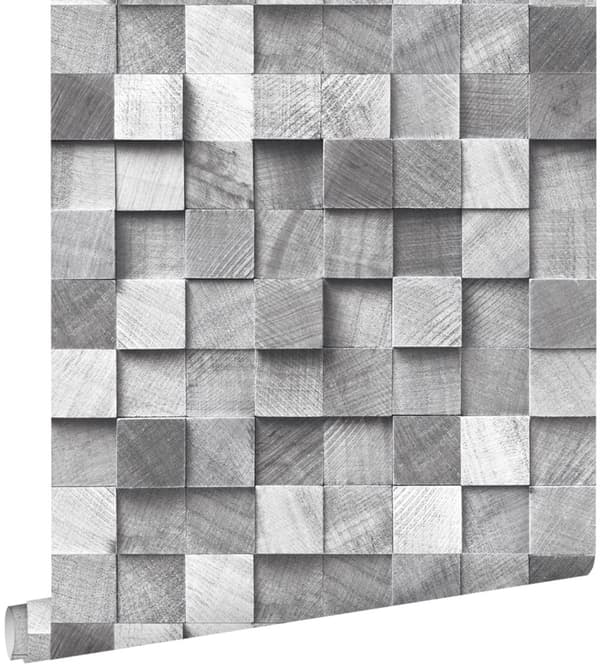 ESTAhome tapet 3D-udskrivning gråt 53 cm x 10,05 m