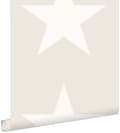 Miniatyrbild 1 av 8: ESTAhome tapet stjärnor beige 53 cm x 10,05 m