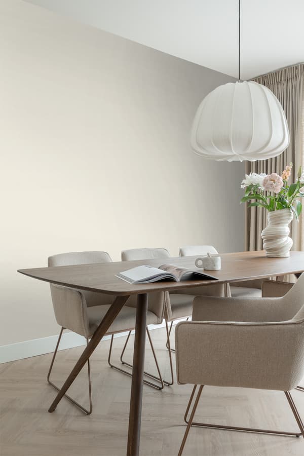ESTAhome tapet ensfarvet mat med linnedstruktur sandfarvet 53 cm x 10,05 m