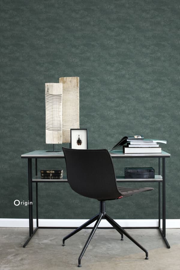 Origin Wallcoverings tapet natursten med krakeleret effekt smaragdgrønt 53 cm x 10,05 m