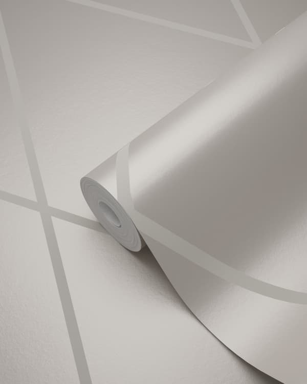 Origin Wallcoverings tapet romb varm silver 53 cm x 10,05 m