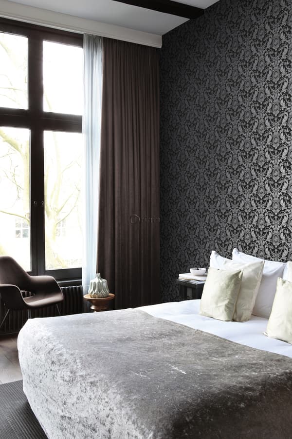 Origin Wallcoverings tapet ornament svart 53 cm x 10,05 m