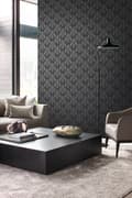 Miniatyrbild 5 av 8: Origin Wallcoverings tapet ornament svart 53 cm x 10,05 m