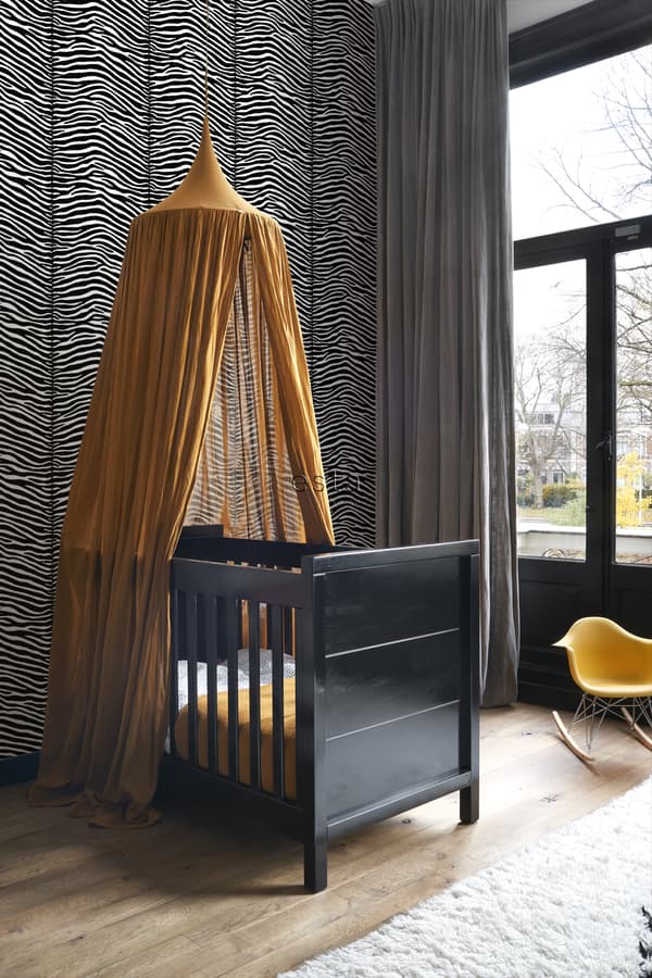 ESTAhome tapet zebraer sort og hvidt 53 cm x 10,05 m