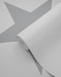 Miniatyrbillede 6 af 7: Origin Wallcoverings tapet stjerner hvidt og gråt 0,53 x 10,05 m