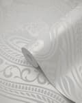 Miniatyrbild 8 av 8: Origin Wallcoverings tapet med barock-flock-mönster vitt 53 cm x 10,05 m