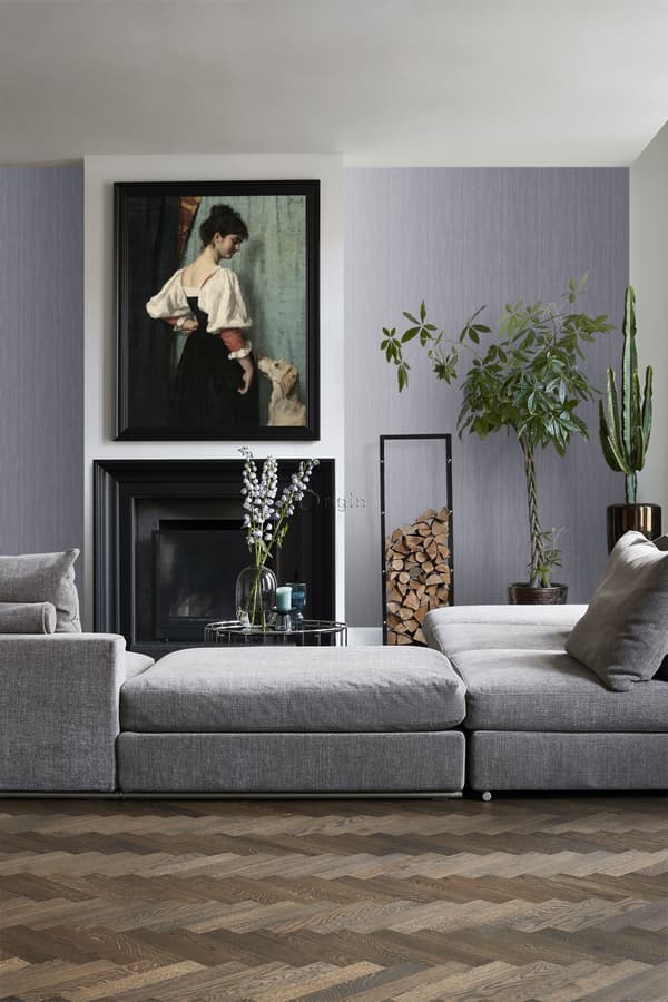 Origin Wallcoverings tapet fine striber gråt 53 cm x 10,05 m
