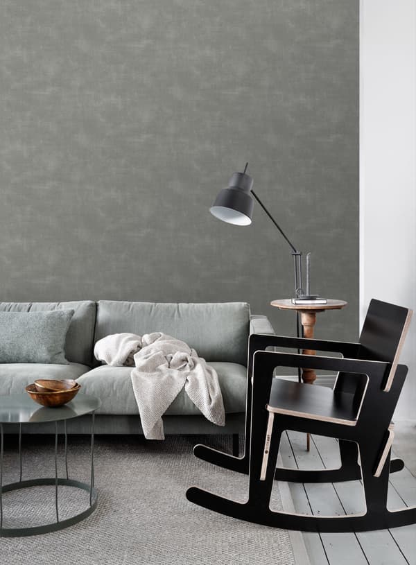 ESTAhome tapet betonlook mørkegråt 0,53 x 10,05 m
