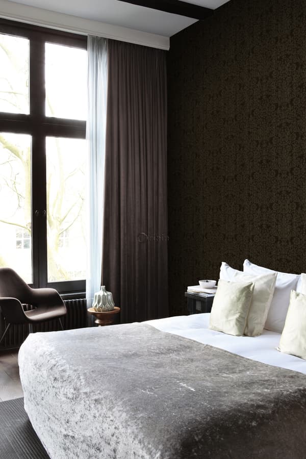 Origin Wallcoverings tapet ornament svart 53 cm x 10,05 m