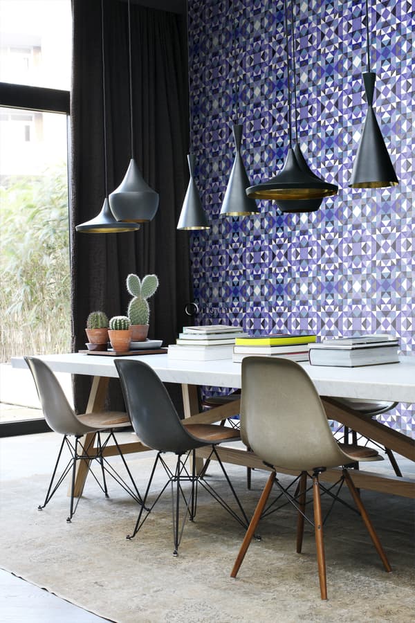 Origin Wallcoverings tapet kubism lila 53 cm x 10,05 m