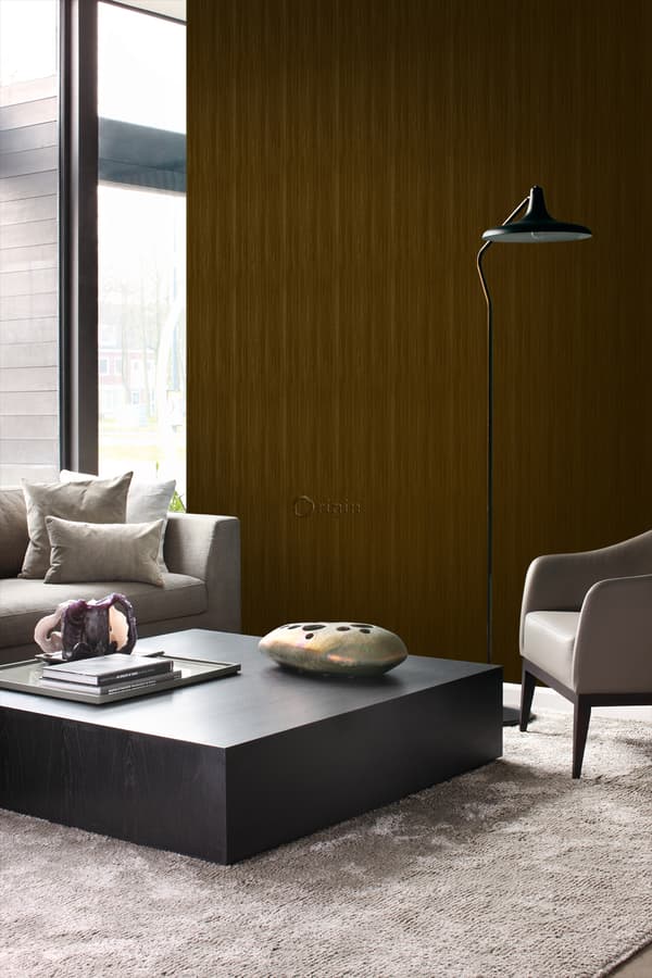 Origin Wallcoverings tapet fine striber mørkebrunt 53 cm x 10,05 m