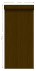 Miniatyrbillede 7 af 7: Origin Wallcoverings tapet fine striber mørkebrunt 53 cm x 10,05 m