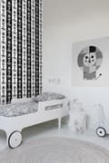 Miniatyrbild 4 av 8: ESTAhome tapet barockmönster svart och vitt 53 cm x 10,05 m
