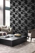 Miniatyrbild 4 av 7: Origin Wallcoverings tapet blommor svart 53 cm x 10,05 m