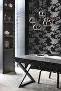 Miniatyrbild 2 av 7: Origin Wallcoverings tapet blommor svart 53 cm x 10,05 m