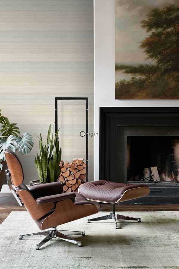 Origin Wallcoverings tapet vävd struktur med lutningsfärger beige 0,53 x 10,05 m