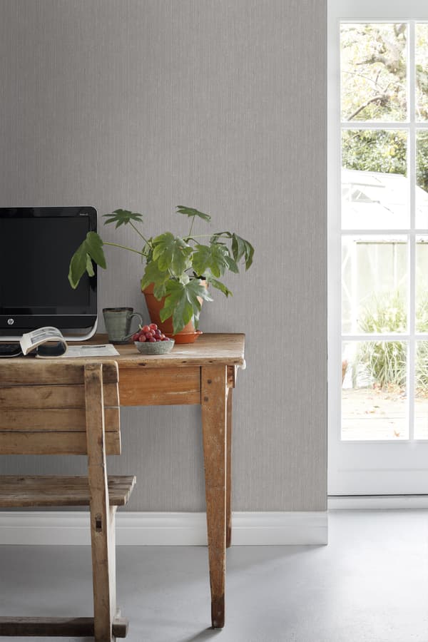 ESTAhome tapet jeansstruktur mullvadsgrått 53 cm x 10,05 m