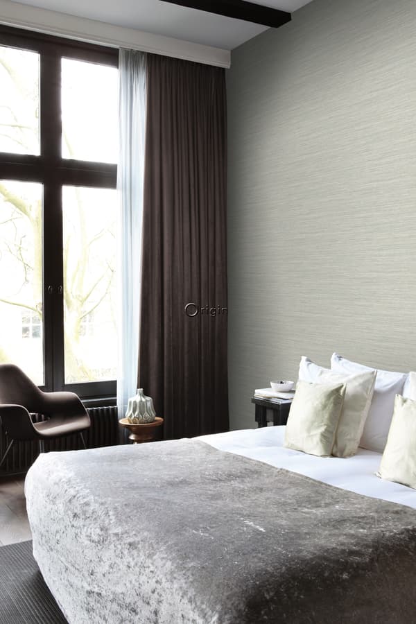 Origin Wallcoverings tapet vävd struktur grått 0,53 x 10,05 m