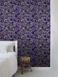 Miniatyrbillede 3 af 6: ESTAhome tapet funky blomster og paisleys lilla og brunt 53 cm x 10,05 m