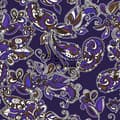 Miniatyrbillede 5 af 6: ESTAhome tapet funky blomster og paisleys lilla og brunt 53 cm x 10,05 m