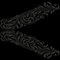 Miniatyrbild 7 av 8: Origin Wallcoverings tapet ornament matt svart och grått 53 cm x 10,05 m