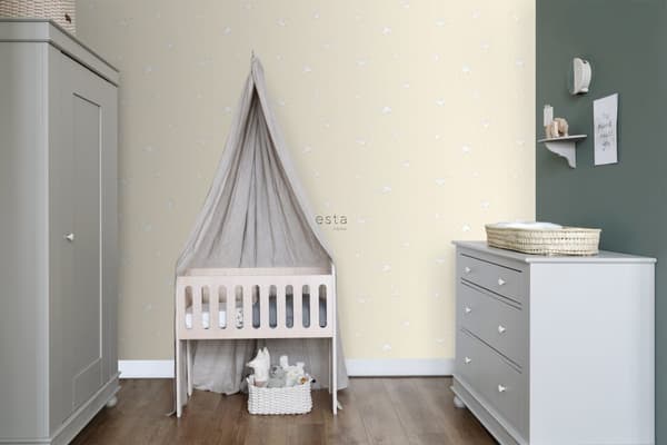 ESTAhome tapet björnar beige 53 cm x 10,05 m