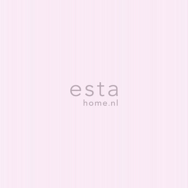 ESTAhome tapet fine striber lyserødt 53 cm x 10,05 m