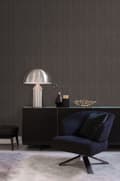 Miniatyrbillede 2 af 7: Origin Wallcoverings tapet linnedstruktur mørkt mudvarpegråt 53 cm x 10,05 m