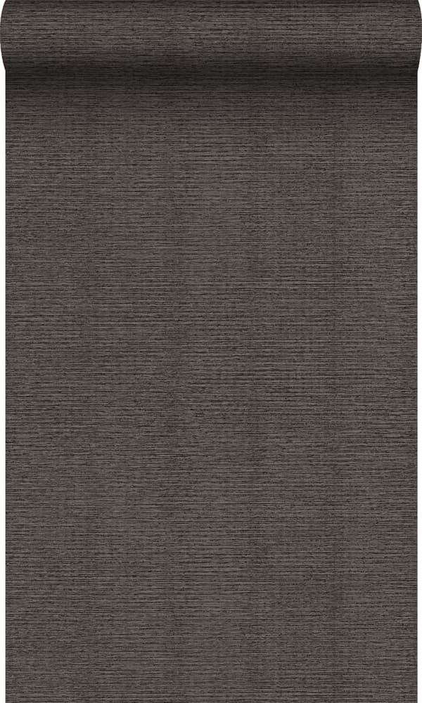 Origin Wallcoverings tapet linnedstruktur mørkt mudvarpegråt 53 cm x 10,05 m