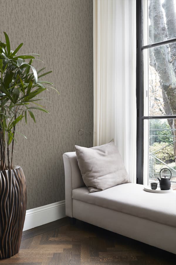Origin Wallcoverings tapet travertin naturlig kalksten brunt 53 cm x 10,05 m