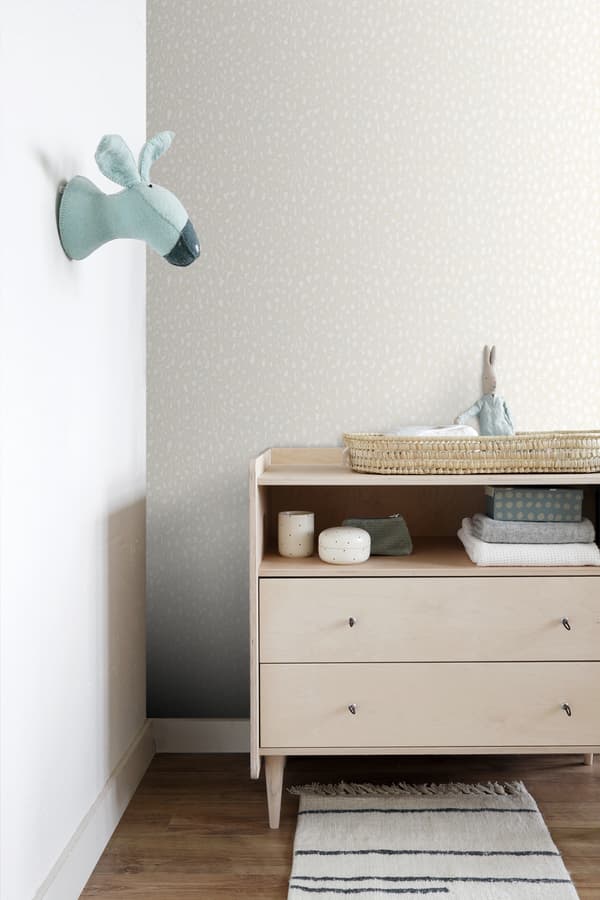 Origin Wallcoverings tapet pantrar sandfärgat 53 cm x 10,05 m