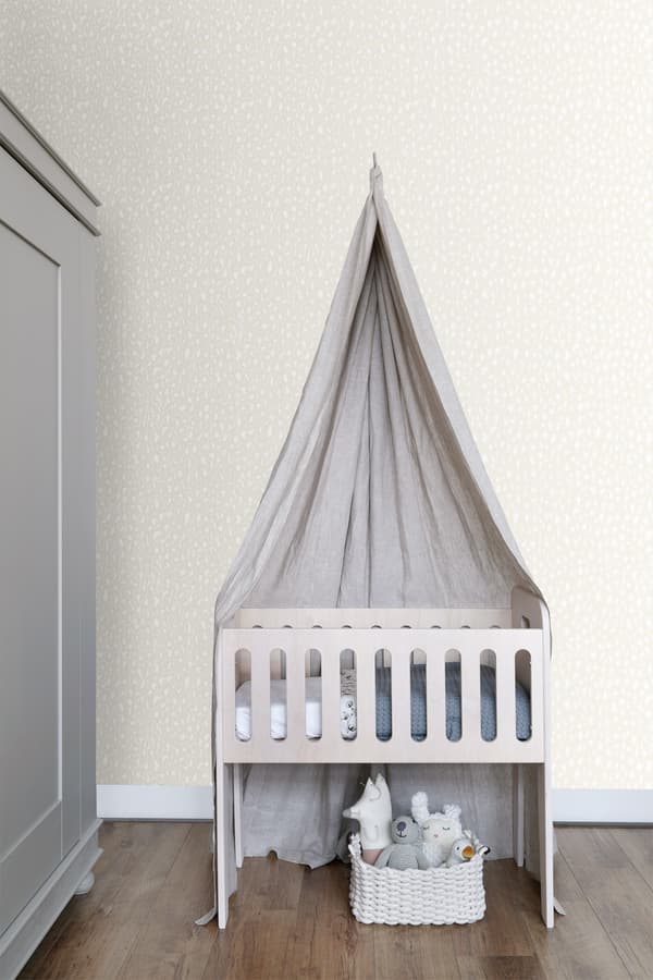 Origin Wallcoverings tapet pantrar sandfärgat 53 cm x 10,05 m