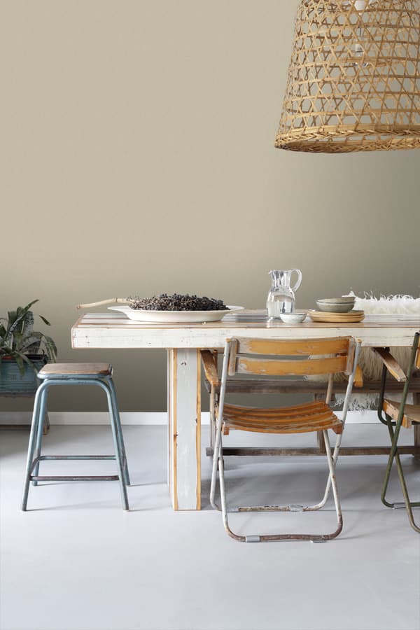 ESTAhome tapet ensfarvet mat med linnedstruktur brunt 53 cm x 10,05 m